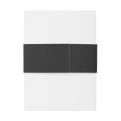 美しいブルゴーニュの花と黒葉色の金ゴールド 招待状ベリーバンド (裏面例)