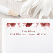 美しいブルゴーニュの花 ラベル (インサイチュ)