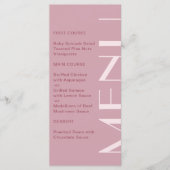 美しいブルゴーニュ結婚ビッグ メニュー (正面)