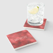 美しいブルゴーニュ ストーンコースター (横)