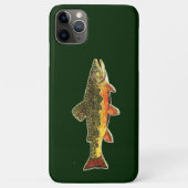 美しいブルックトラウトの釣り人 Case-Mate iPhoneケース (裏面)
