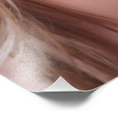 美しいブルーアイブロンド髪の少女 フォトプリント            (角)