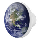 美しいブルーアース太陽のシステムプラネットホーム セラミックノブ (右)