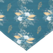 美しいブルーウィンターベリー テーブルクロス (アングル)