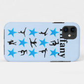 美しいブルーカスタムスター体操IPHONEケース Case-Mate iPhoneケース (裏面(横))