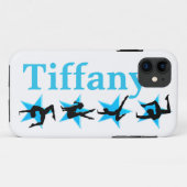 美しいブルーカスタムスター体操IPHONEケース Case-Mate iPhoneケース (裏面(横))