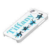 美しいブルーカスタムスター体操IPHONEケース Case-Mate iPhoneケース (下部)