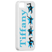 美しいブルーカスタムスター体操IPHONEケース Case-Mate iPhoneケース (裏面/右)