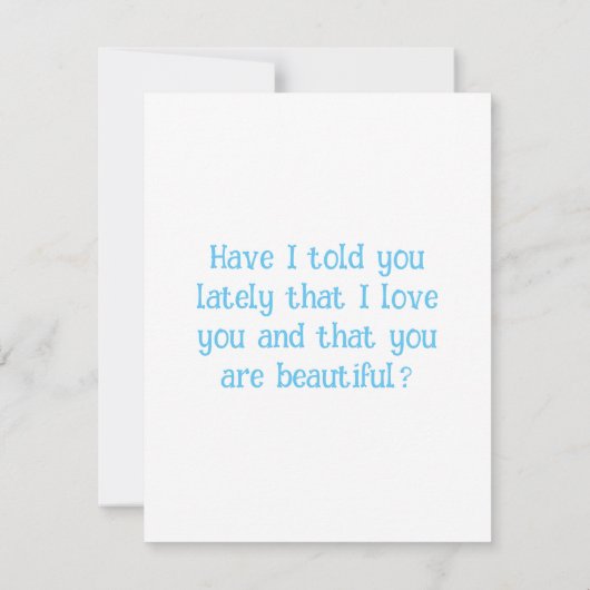 美しいブルージェイの鳥のカスタムグリーティングカード (裏面)