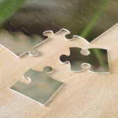 美しいブルーバタフライ自然撮影ガーデン ジグソーパズル (側面)