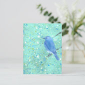 美しいブルーバードのポストカード ポストカード (スタンド正面)