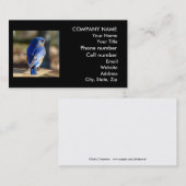 美しいブルーバード名刺 名刺 (正面/裏面)