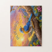 美しいブルーバード ジグソーパズル (縦)