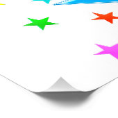 美しいブルー私は体操デザイン フォトプリント            (角)