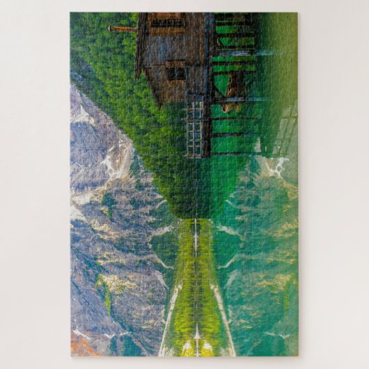 美しいブレイズレイクの風景、イタリア ジグソーパズル (縦)