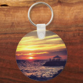 美しいプエルトバラルタサンセット キーホルダー (正面)