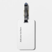 美しいプエルトリコの風景旅行 ラゲッジタグ (裏面縦)