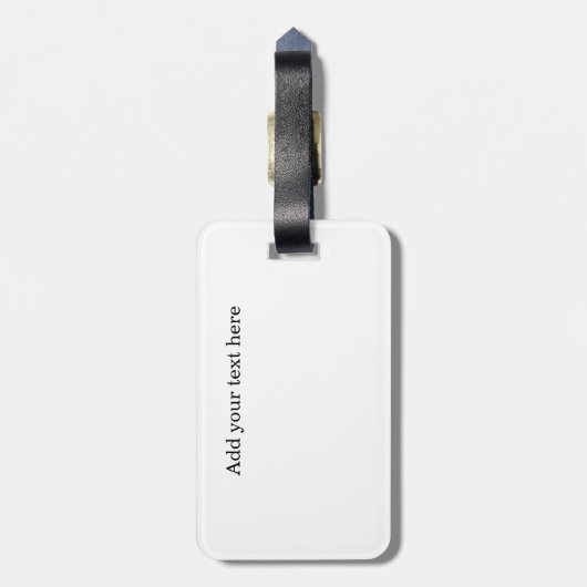 美しいプエルトリコの風景旅行 ラゲッジタグ (裏面縦)