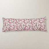 美しいプチピンクベリーの枝 ボディピロー (裏面)