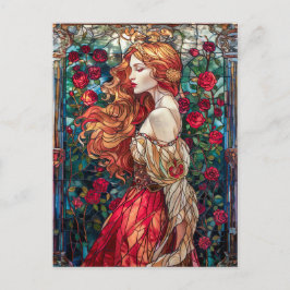 美しいプリンセスのバラ ポストカード