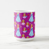 美しいプリンセスセラミック コーヒーマグカップ (中央)