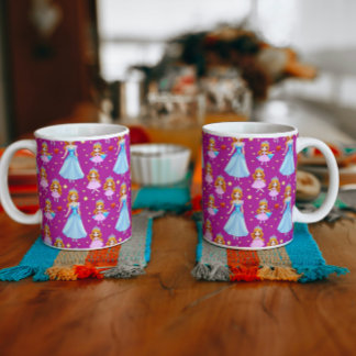 美しいプリンセスセラミック ジャンボコーヒーマグカップ