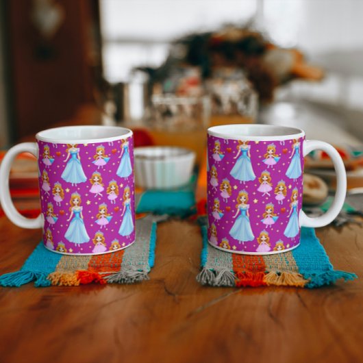 美しいプリンセスセラミック ジャンボコーヒーマグカップ