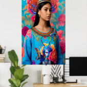 美しいプリンセスポートレート ポスター (ホームオフィス)