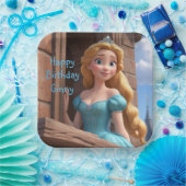 美しいプリンセス ペーパープレート (パーティー)