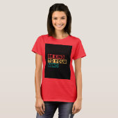 美しいプリントのベーシックTシャツ Tシャツ (正面フル)