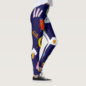 美しいプリントヨガレギンス レギンス (右)