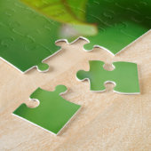 美しいプルメリア花 ジグソーパズル (側面)