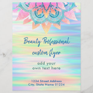 美しいプロフェッショナルエステティシャン チラシ