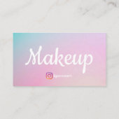 美しいプロフェッショナルメイクアップアーティスト 名刺 (裏面)