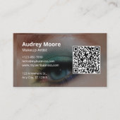 美しいプロフェッショナルメーキャップ 名刺 (正面)