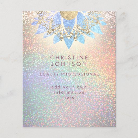 美しいプロフェッショナル チラシ (正面)