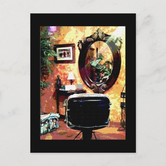 美しいヘアサロン ポストカード