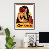 美しいヘアシャンプーVintageポスター ポスター (ホームオフィス)