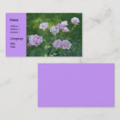 美しいヘッジバラの名刺 名刺 (正面/裏面)