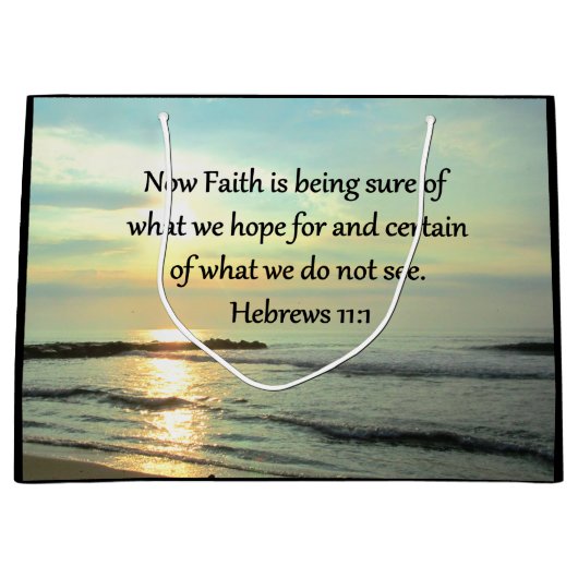 美しいヘブラウス11:1日の出 ラージペーパーバッグ (正面)