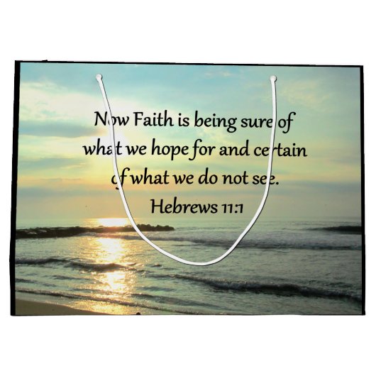 美しいヘブラウス11:1日の出 ラージペーパーバッグ (裏面)