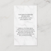 美しいヘルス |日のスパ 名刺 (裏面)