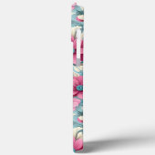 美しいベクターフローラ花シームレスなパターン Case-Mate iPhoneケース (裏面 / 左)