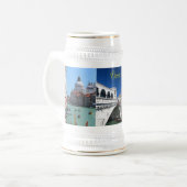 美しいベニスのRialto橋 ビールジョッキ (正面左)