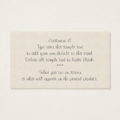 美しいベビーのキスヴィンテージイラストレーション (裏面)