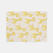 美しいベビーのキリン フリースブランケット (正面(横))