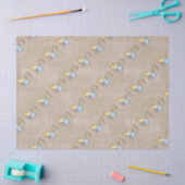 美しいベビーのテディー・ベア 薄葉紙 (クラフト)