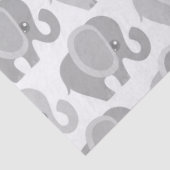 美しいベビーの中立灰色象 薄葉紙 (詳細)