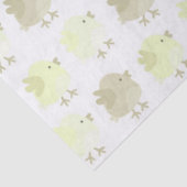 美しいベビーの中立黄色い小鳥のひよこ 薄葉紙 (詳細)