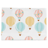 美しいベビーの気球 ラージペーパーバッグ (裏面)